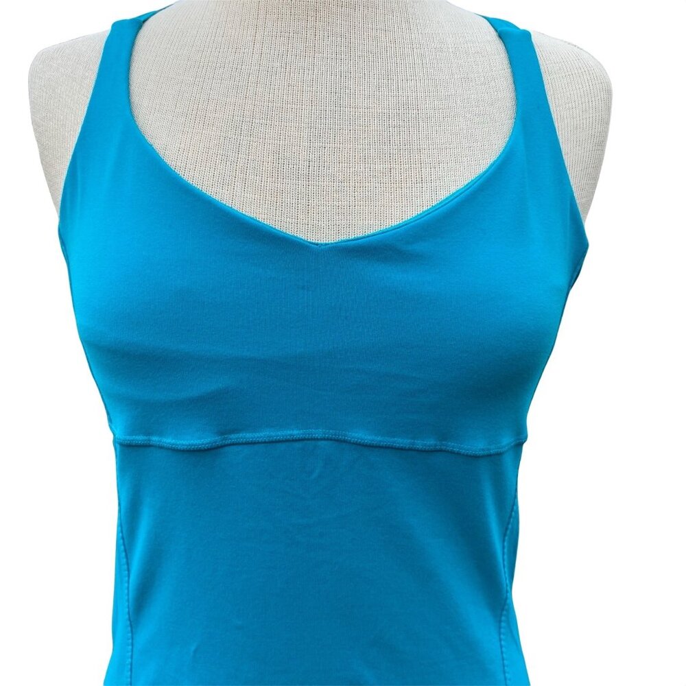 Lululemon Scoop Me Up Tank II Size 8/10 Luan Light WIC71S Spry Blue Strappy - Picture 11 of 14